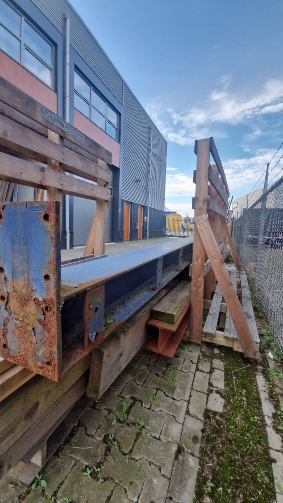H-balk 6.20m x 20cm x 19cm, Doe-het-zelf en Verbouw, Metalen, Ophalen, Gebruikt, IJzer