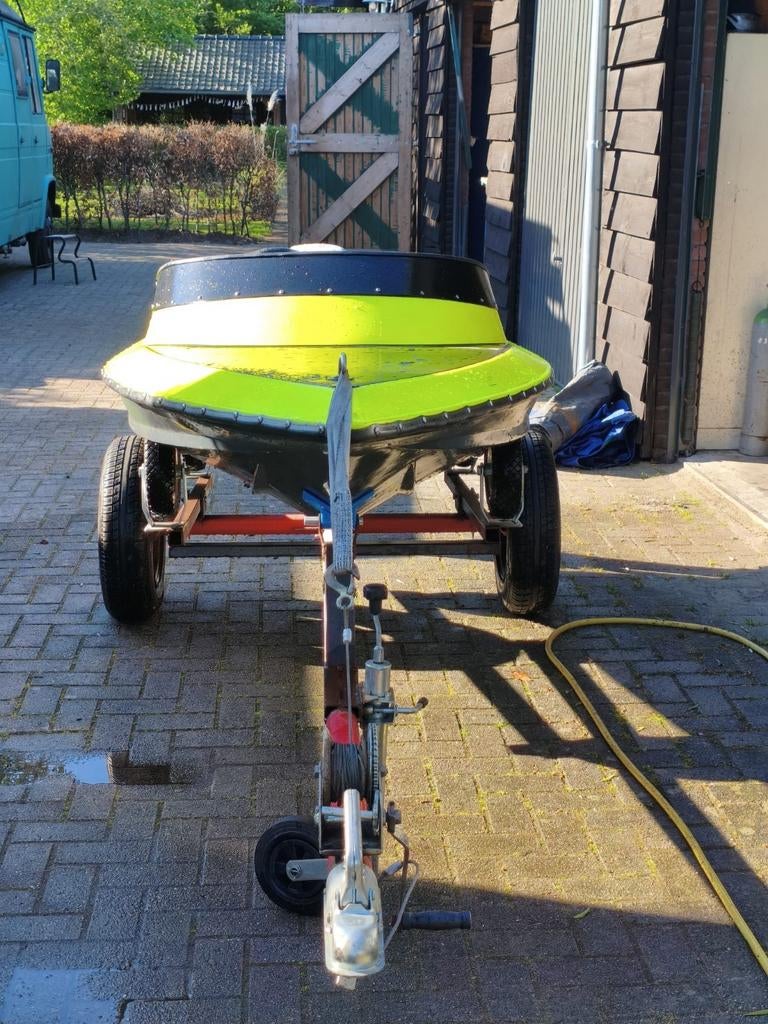 Spitfire speedboot met trailer, Ophalen, Minder dan 70 pk, Buitenboordmotor, Polyester