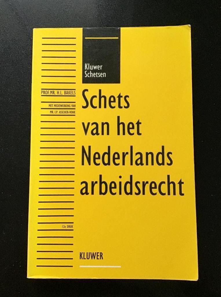 Boek. Schets van het Nederlands Arbeidsrecht. Uitgave 1994., Boeken, Gelezen, Verzenden, WO, Beta