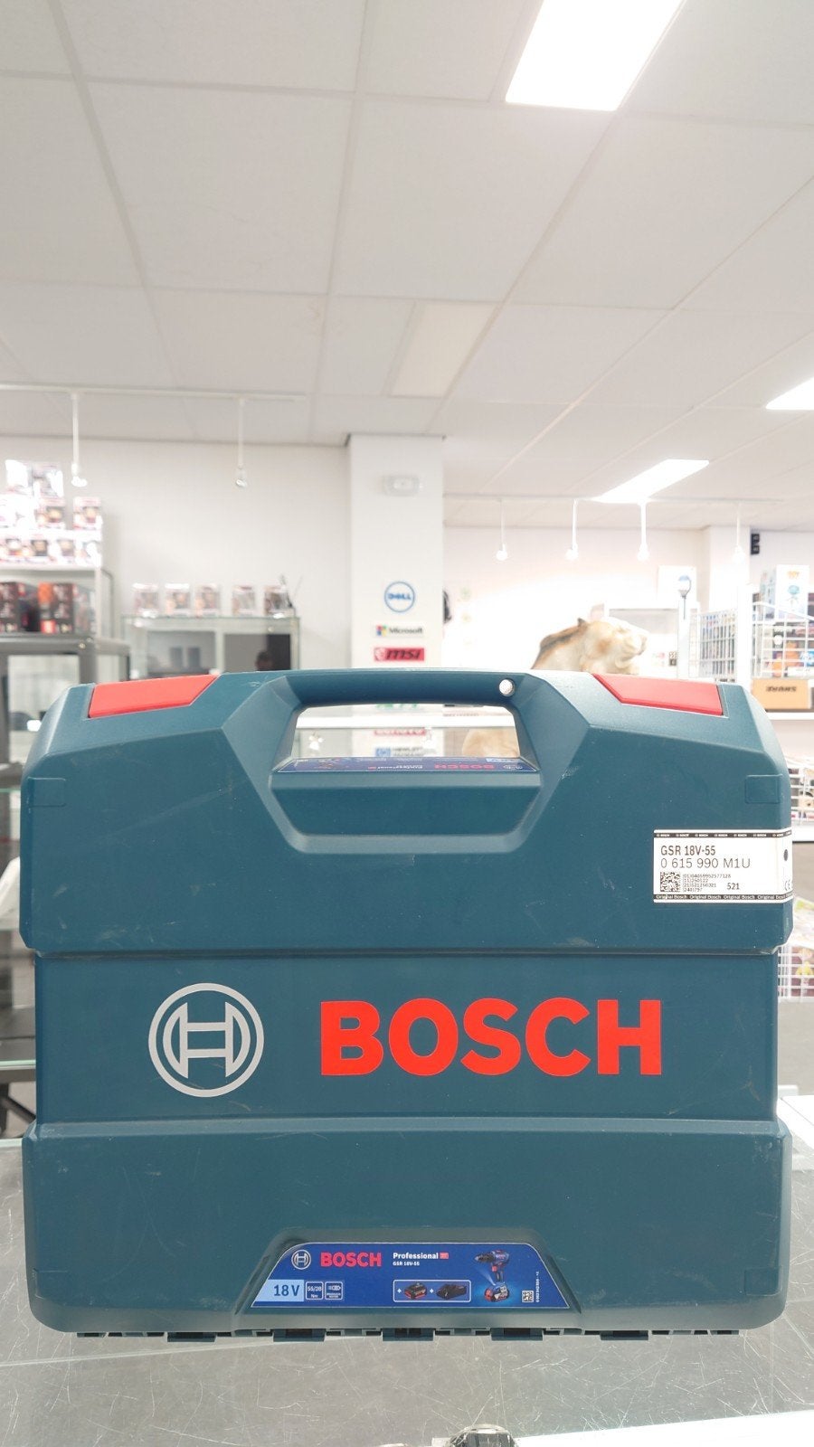 BOSCH Professional Accu schroefboormachine GSR 18V-55 Set, Bosch, Ophalen of Verzenden, Boor- en Schroefmachine, Info@kingcashshoptilburg.nl