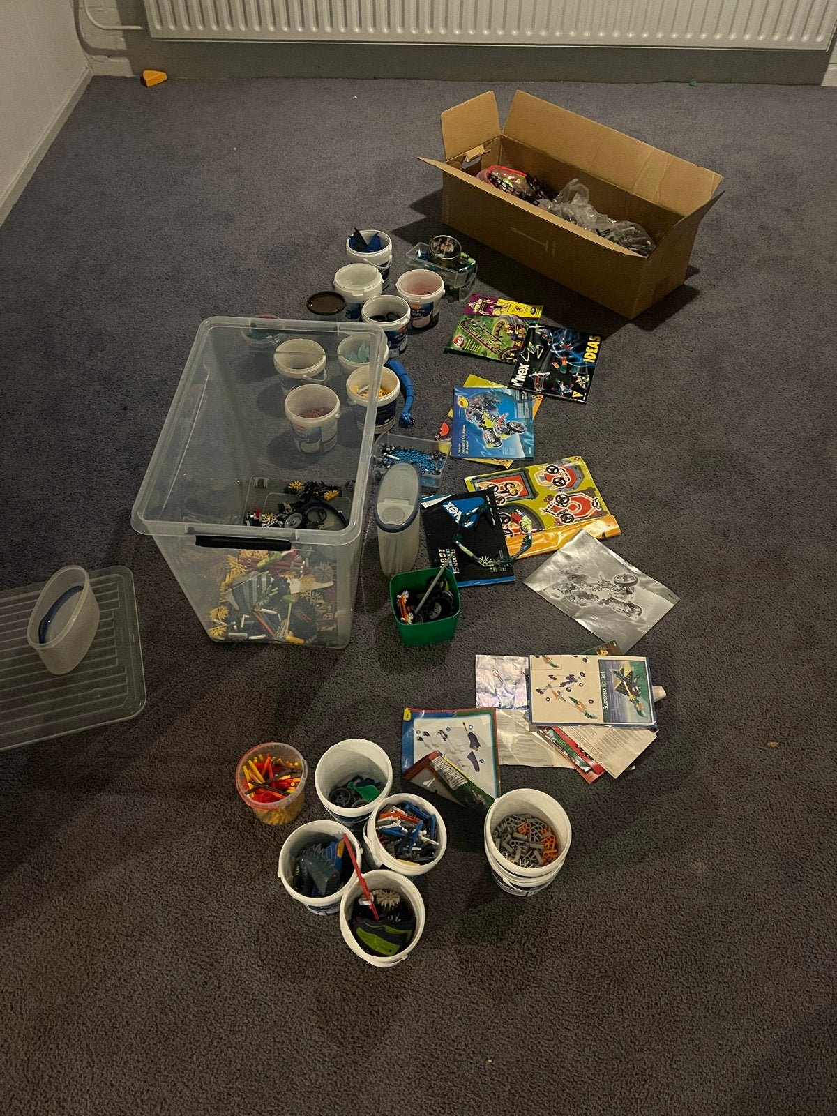 Grote partij K'nex inclusief Storm Mountain & Ideas, Ophalen of Verzenden, Gebruikt, K'nex