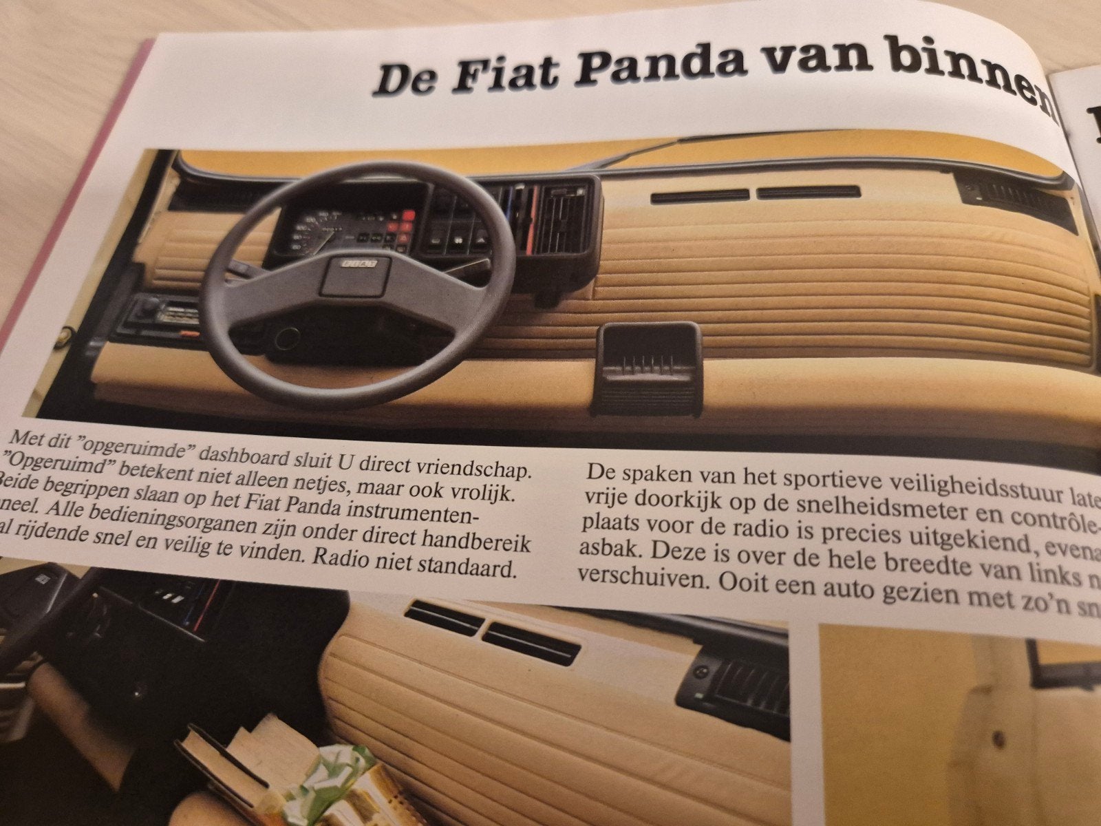 1980 Nederlands Fiat Panda I folder mooie staat mooie uitgav, Ophalen of Verzenden, Zo goed als nieuw, Overige merken