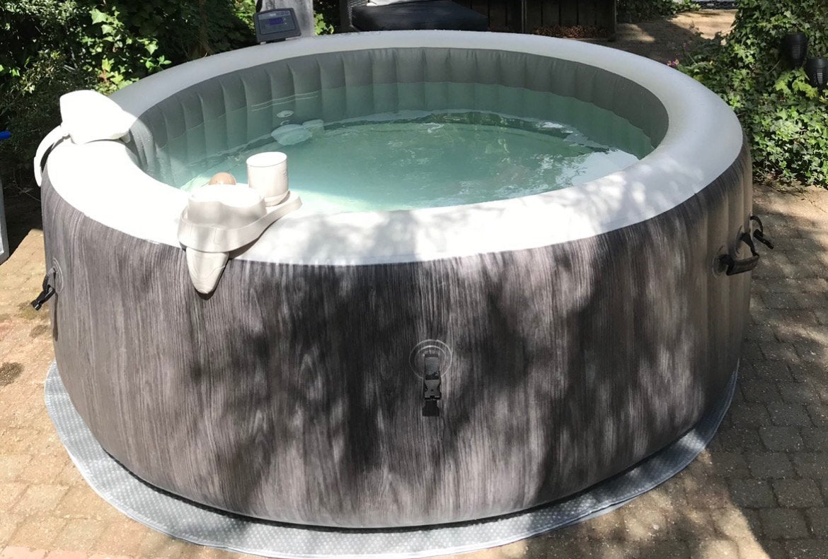 Jacuzzi intex, Tuin en Terras, Ophalen, Gebruikt, Afdekzeil, Opblaasbaar
