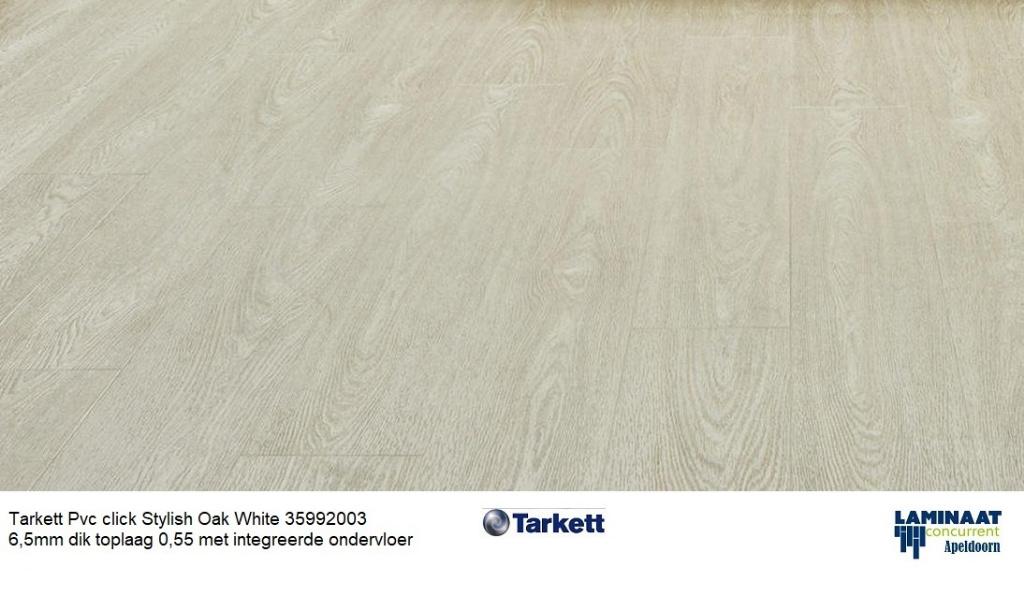 37m2 Visgraat Pvc click Stylish Oak met ondervloer  = €555, Ophalen, Crème, Pvc click beige met integreerde ondervloer, Nieuw