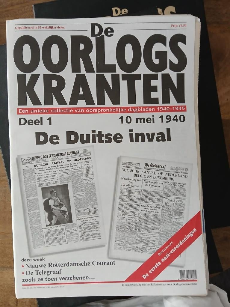 De oorlogskranten (COMPLEET), Boeken, Tweede Wereldoorlog, Ophalen of Verzenden, Zo goed als nieuw, Algemeen