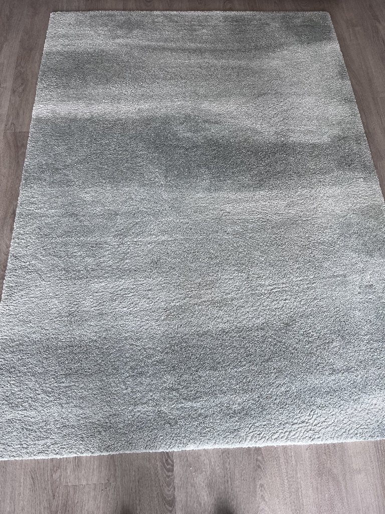 Vloerkleed lichtblauw/grijs, Ophalen, 150 tot 200 cm, 200 cm of meer, Rechthoekig