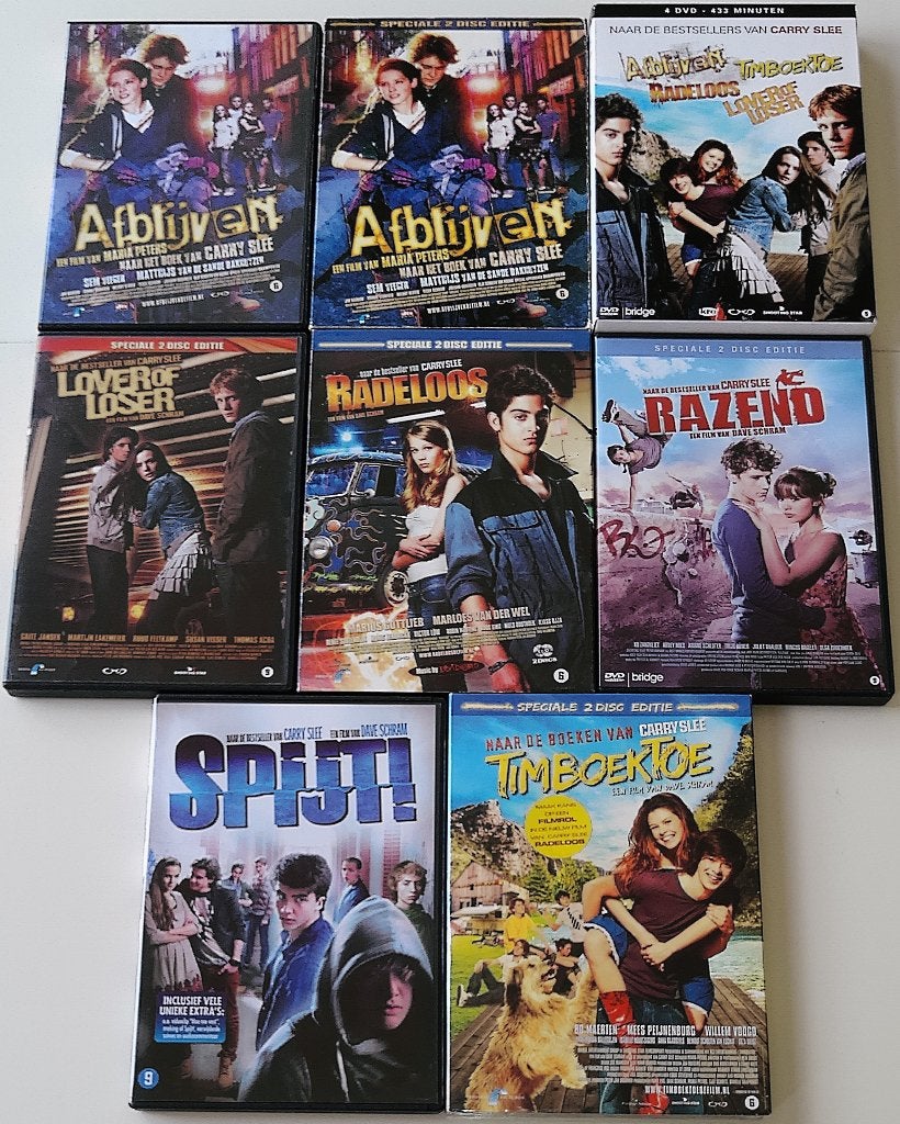 Film-Serie *** CARRY SLEE *** 8 stuks, Nederlands, Zo goed als nieuw, Vanaf 6 jaar, Ophalen of Verzenden