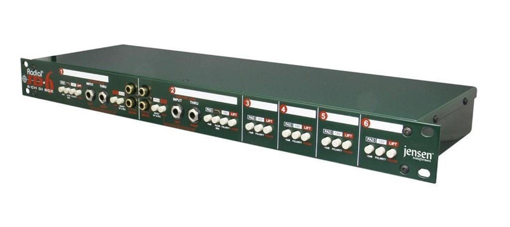 Radial JD6 passieve DI box 6 kanalen met Jensen, ., Overige typen, Nieuw, Ophalen of Verzenden