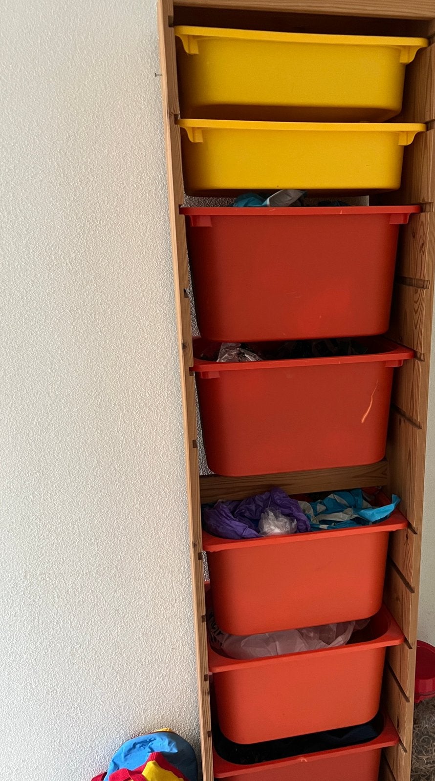 IKEA TROFAST opbergkast met bakken, Ophalen, 50 tot 100 cm, Zo goed als nieuw, Minder dan 100 cm