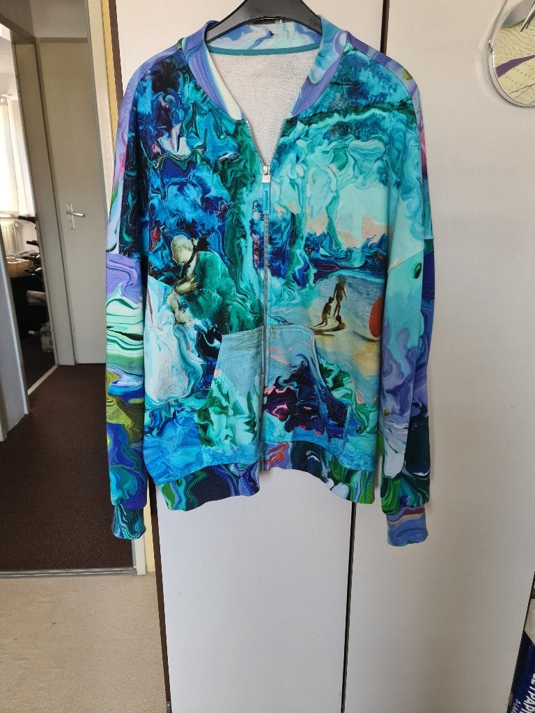 Desigual vest Maat M, Maat 38/40 (M), Blauw, Overige typen, Ophalen of Verzenden