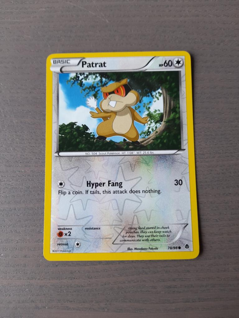 Emerging powers 78/98 patrat reverse, Ophalen of Verzenden, Zo goed als nieuw, Losse kaart, Foil
