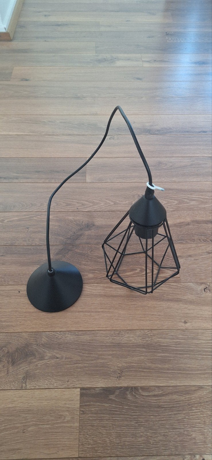 Enkele hanglamp voor boven (bar)tafel, Ophalen, Zo goed als nieuw, Kunststof, E27 (groot)
