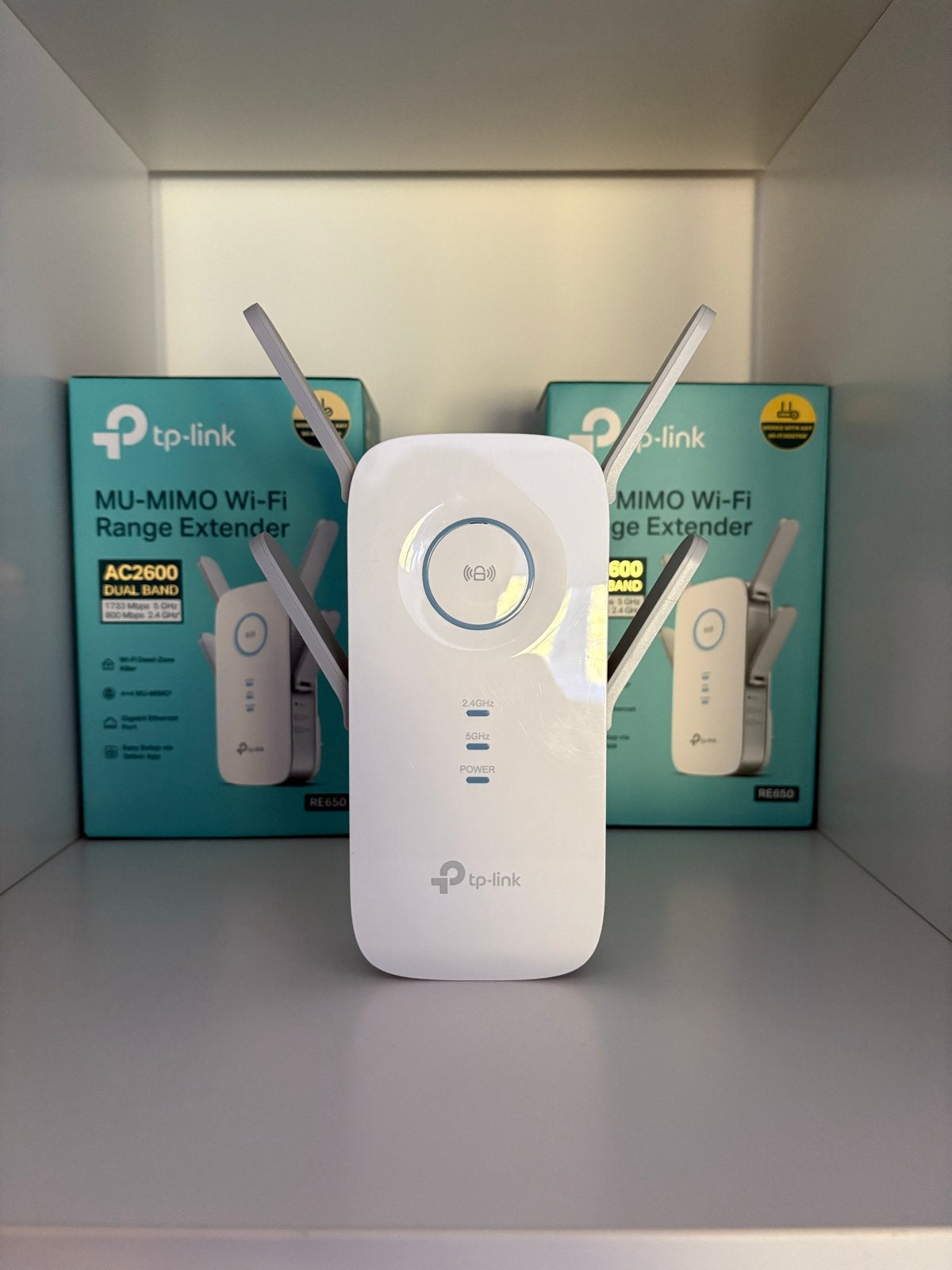 3x TP-Link MU-MIMO Wi-Fi Range Extender (1x nieuw in doos), Computers en Software, WiFi-versterkers, Ophalen of Verzenden, Zo goed als nieuw
