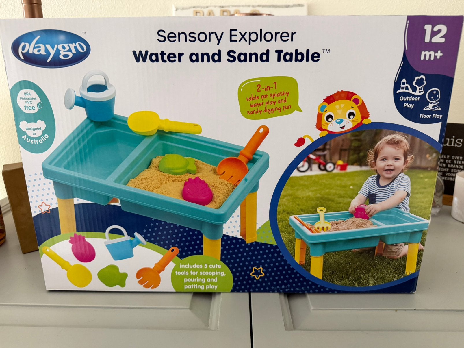 Water en zandtafel playgro, Ophalen of Verzenden, Zo goed als nieuw