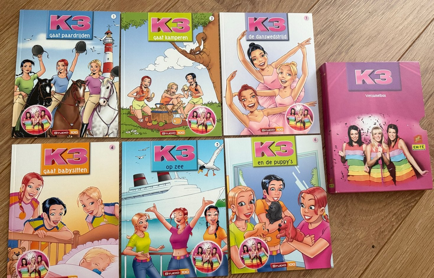 K3 Boeken Verzamelbox - 6 avonturen en 1 verzamelbox, Boeken, Ophalen of Verzenden, Zo goed als nieuw, Fictie algemeen