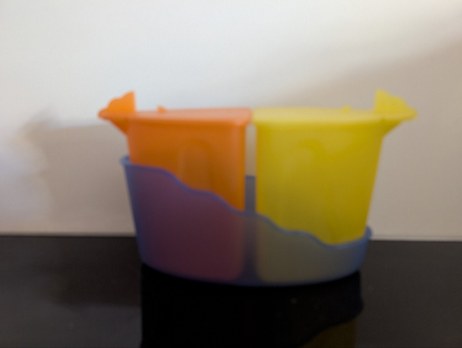 Tupperware roomstel, strooiers, melk en suiker, Ophalen of Verzenden, Zo goed als nieuw, Overige typen