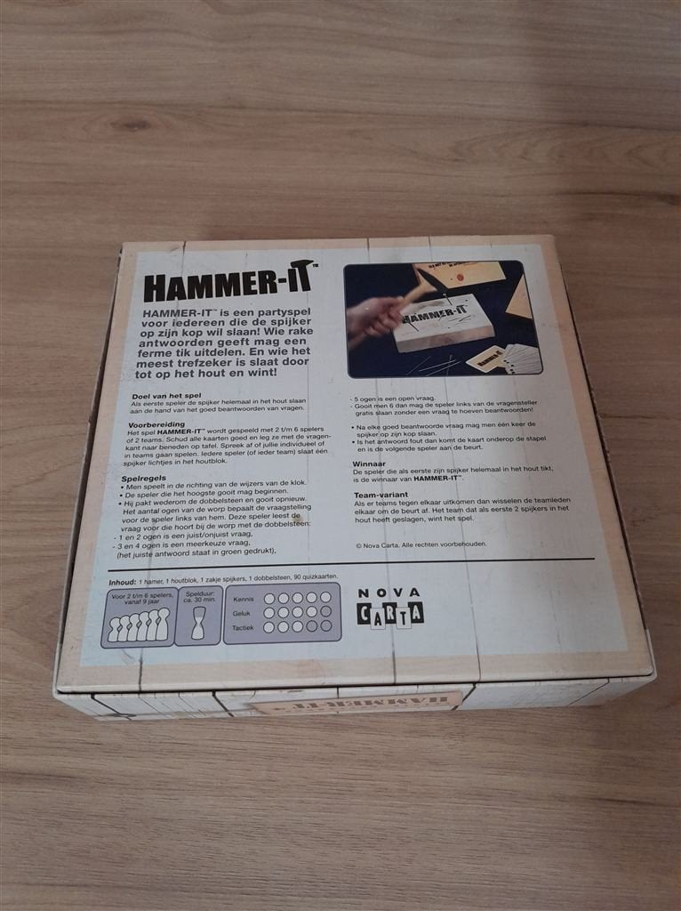 Hammer-it - Trivia spel - s3476, Verzenden, Zo goed als nieuw