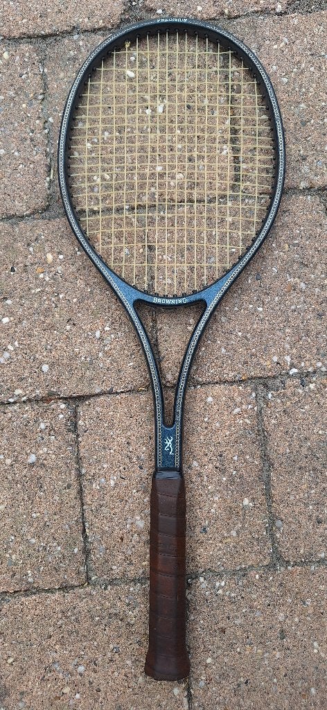 Browning tennisracket - Vintage tennisracket, Sport en Fitness, Tennis, Ophalen, Gebruikt, Racket, Overige merken