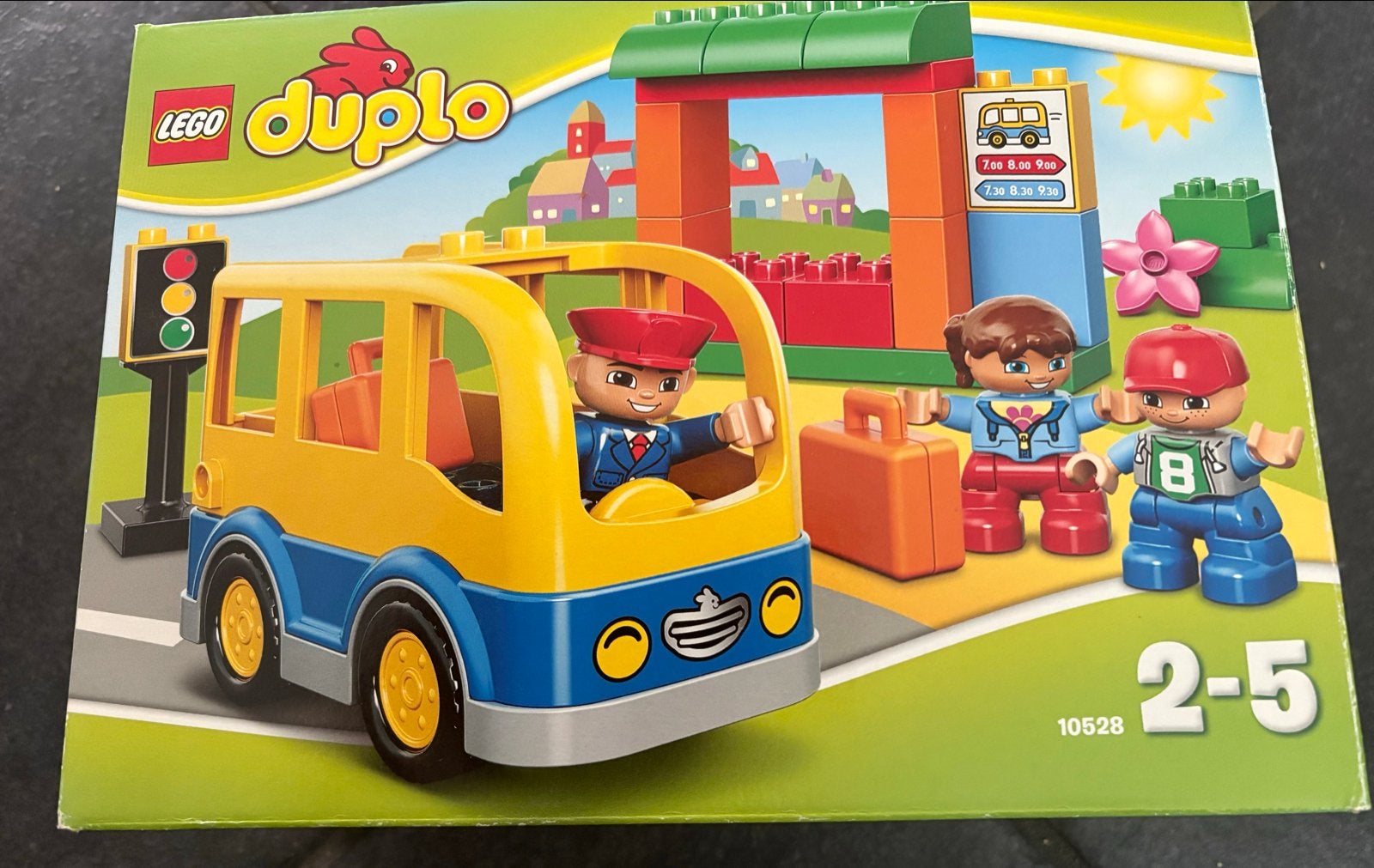 Lego Duplo Bus Schoolbus 10528 met Figuren en Halte, Kinderen en Baby's, Speelgoed | Duplo en Lego, Ophalen, Zo goed als nieuw