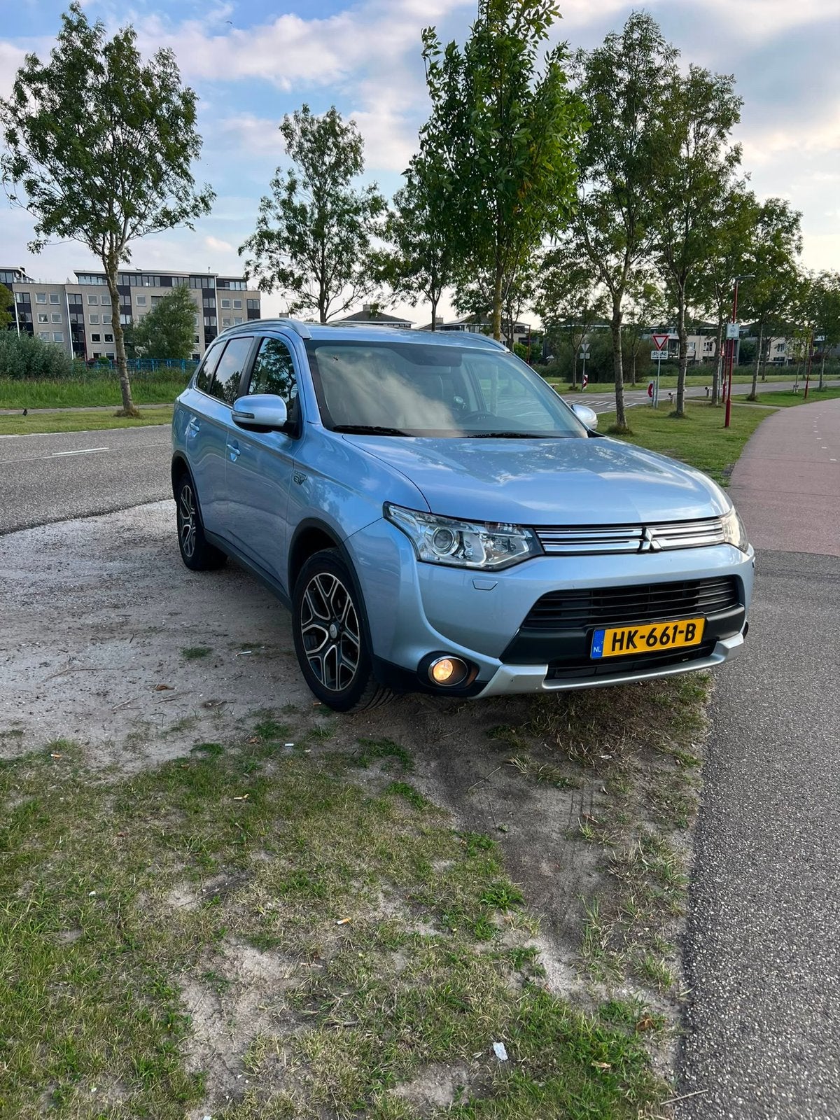 Mitsubishi Outlander 2.0 Phev 4WD CVT 5P 2015 Blauw, Auto's, 1998 cc, Outlander, Blauw, Vierwielaandrijving