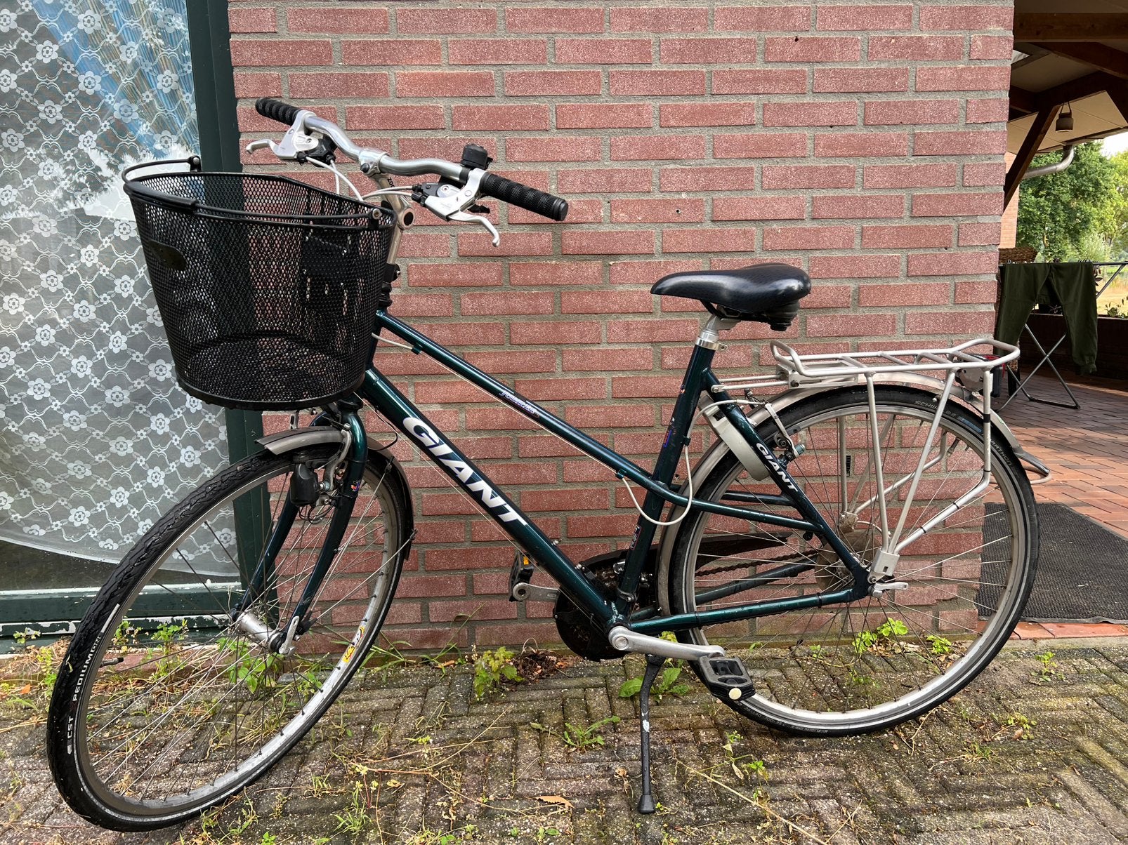 Giant damesfiets met mand, Ophalen, Zo goed als nieuw, Meer dan 20 versnellingen, Giant