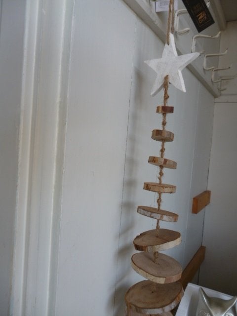 Kersthanger hout met ster, *, *, Nieuw, Ophalen of Verzenden