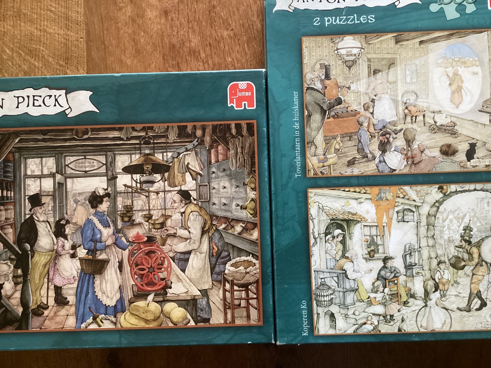 Legpuzzels Anton Pieck 1000 st., Ophalen of Verzenden, 500 t/m 1500 stukjes, Zo goed als nieuw