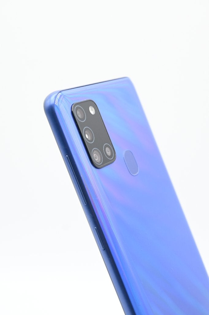 Samsung A21s 32Gb Android 12 Scherm Krasvrij  Blauw, Ophalen of Verzenden, Zo goed als nieuw, X, Bescherming