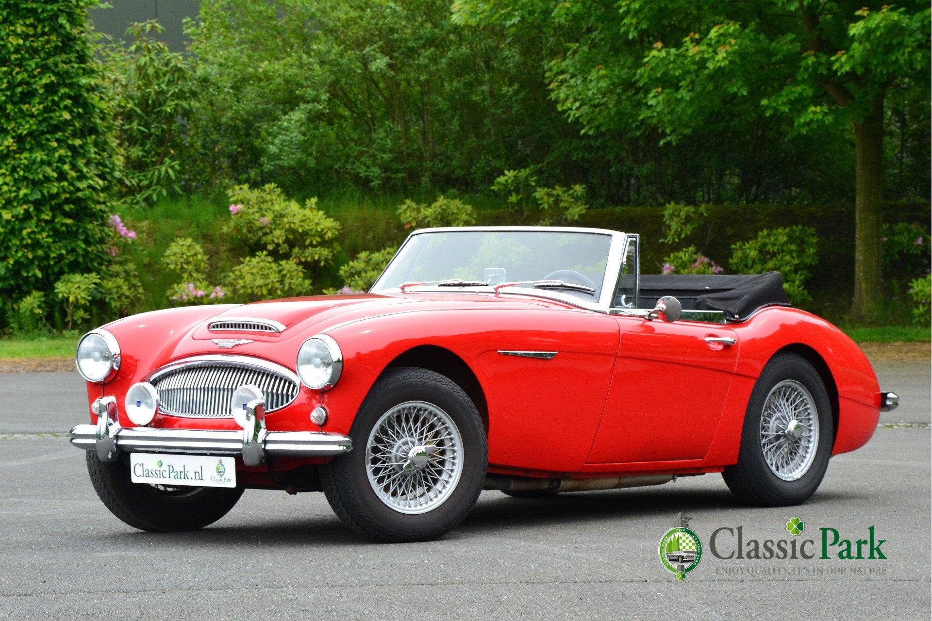 Austin Healey 3000 MK II A (bj 1962), Austin, Zwart, Cabriolet, Leder