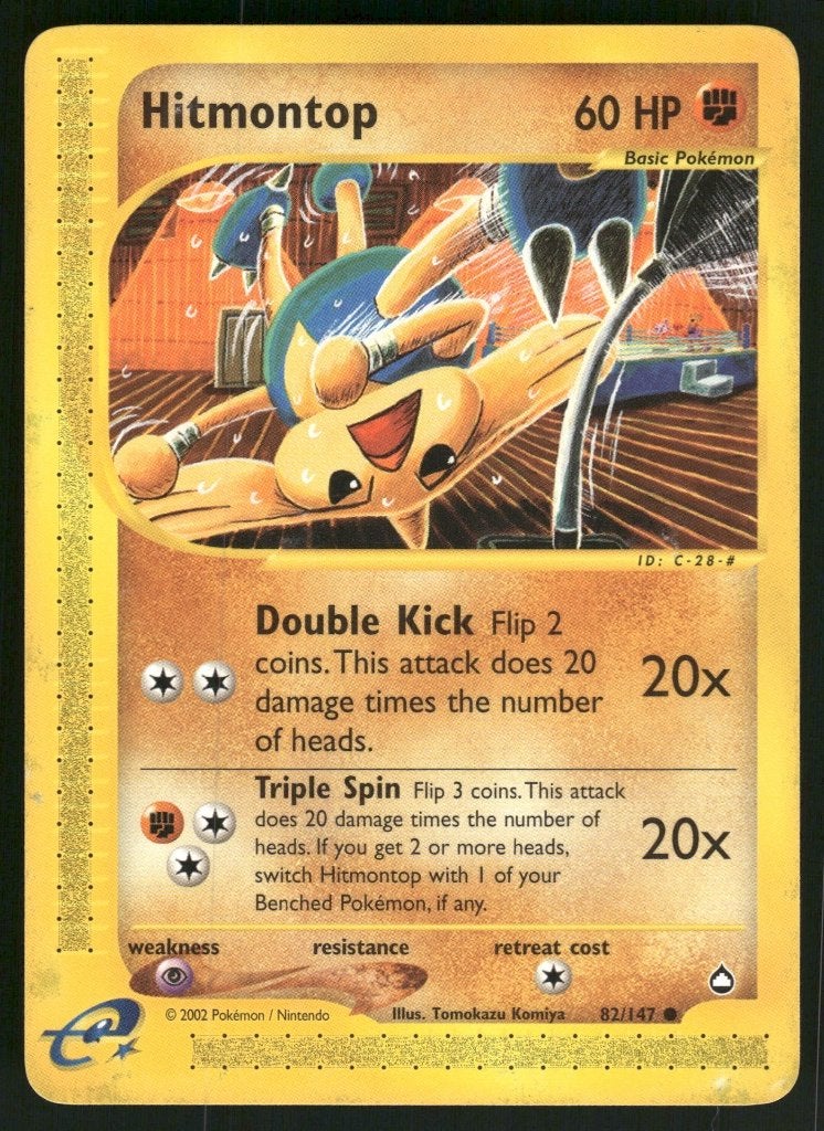 Hitmontop 82/147 - Aquapolis (NM), Verzenden, Gebruikt