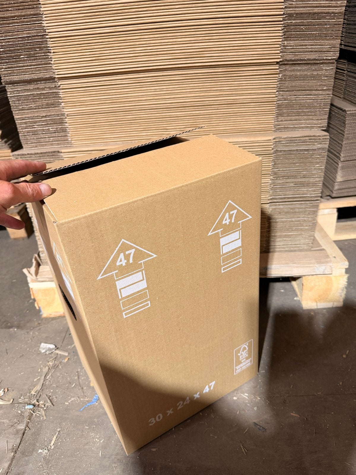 dozen 295x235x455 mm, volle pallet (720 stuks), Ophalen, Doos, Nieuw, Minder dan 50 cm
