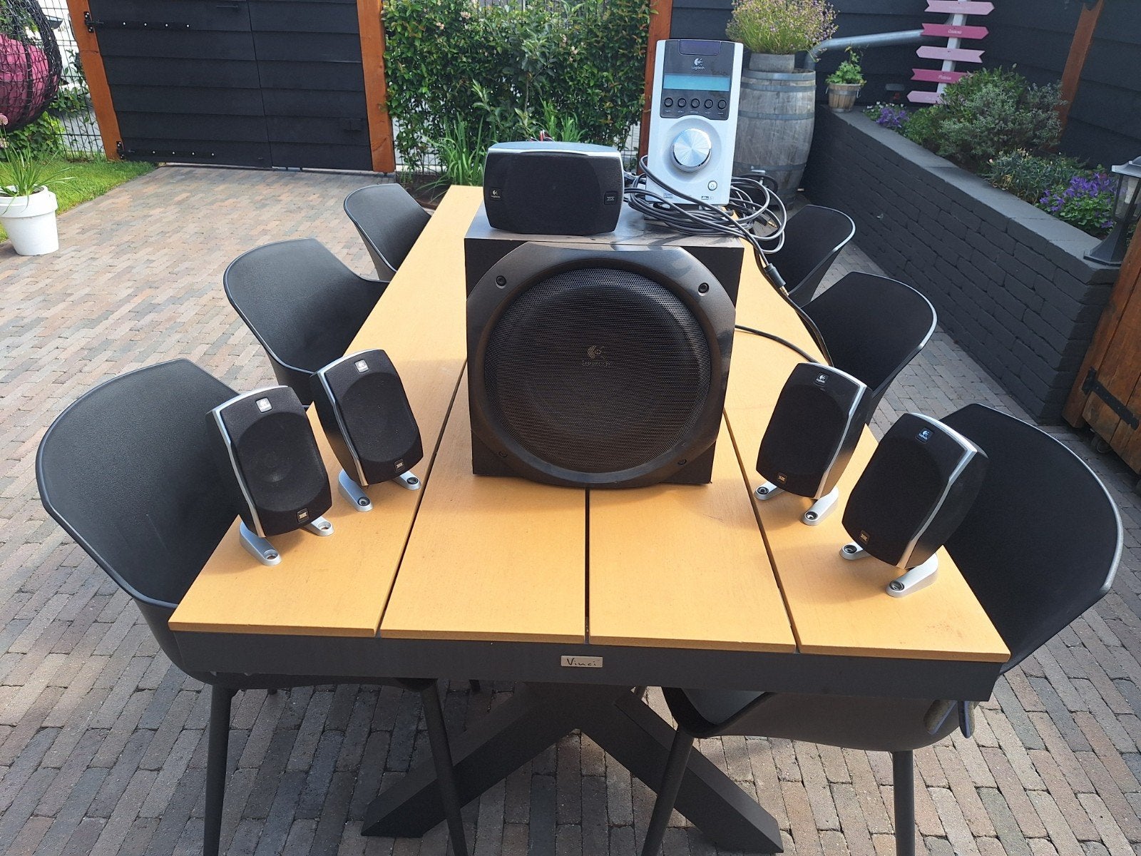 Logitech Z-5500 Speakerset, Audio, Tv en Foto, Luidsprekers, Gebruikt, Surroundset, 150 watt of meer, Logitech, Afstandsbediening