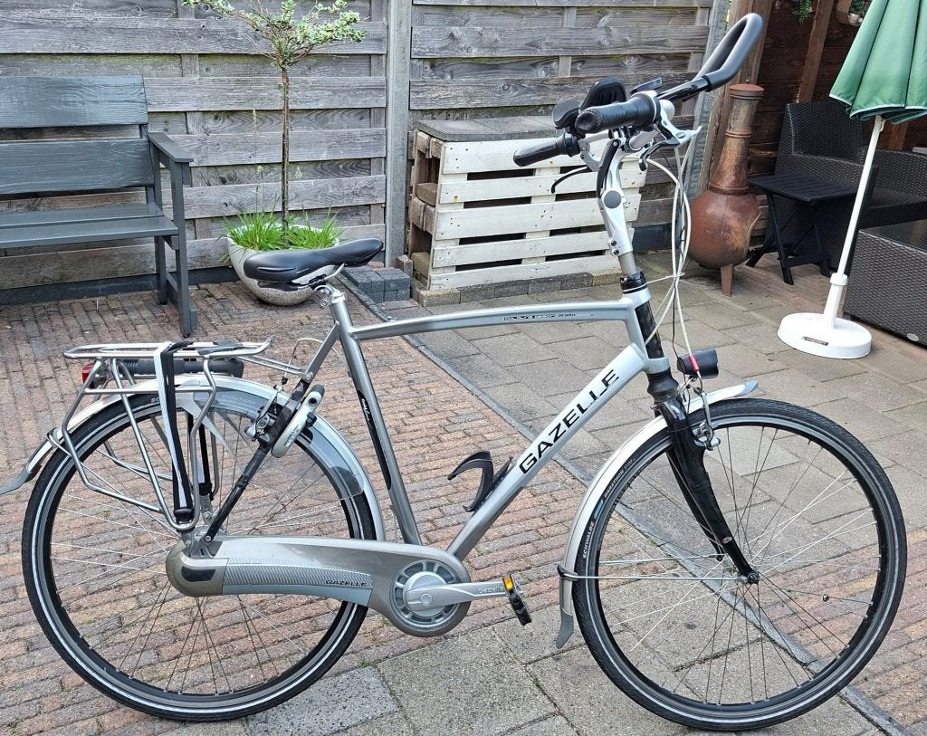 fietsen, Fietsen en Brommers, Fietsen | Heren | Herenfietsen, Gebruikt, Velgrem, Versnellingen, 65 cm of meer