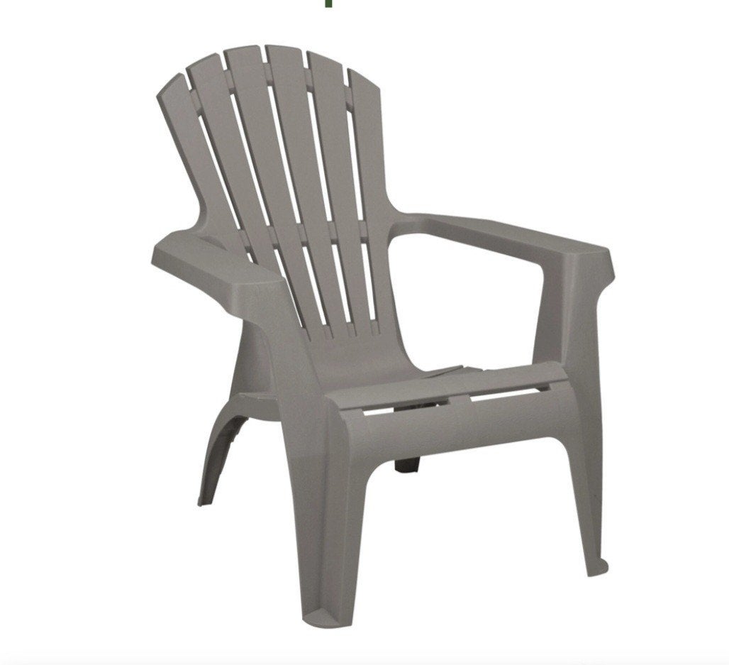 2x Stapelbare Kunststof Tuinstoelen - Grijs, Tuin en Terras, Ophalen, Gebruikt, Kunststof, Stapelbaar