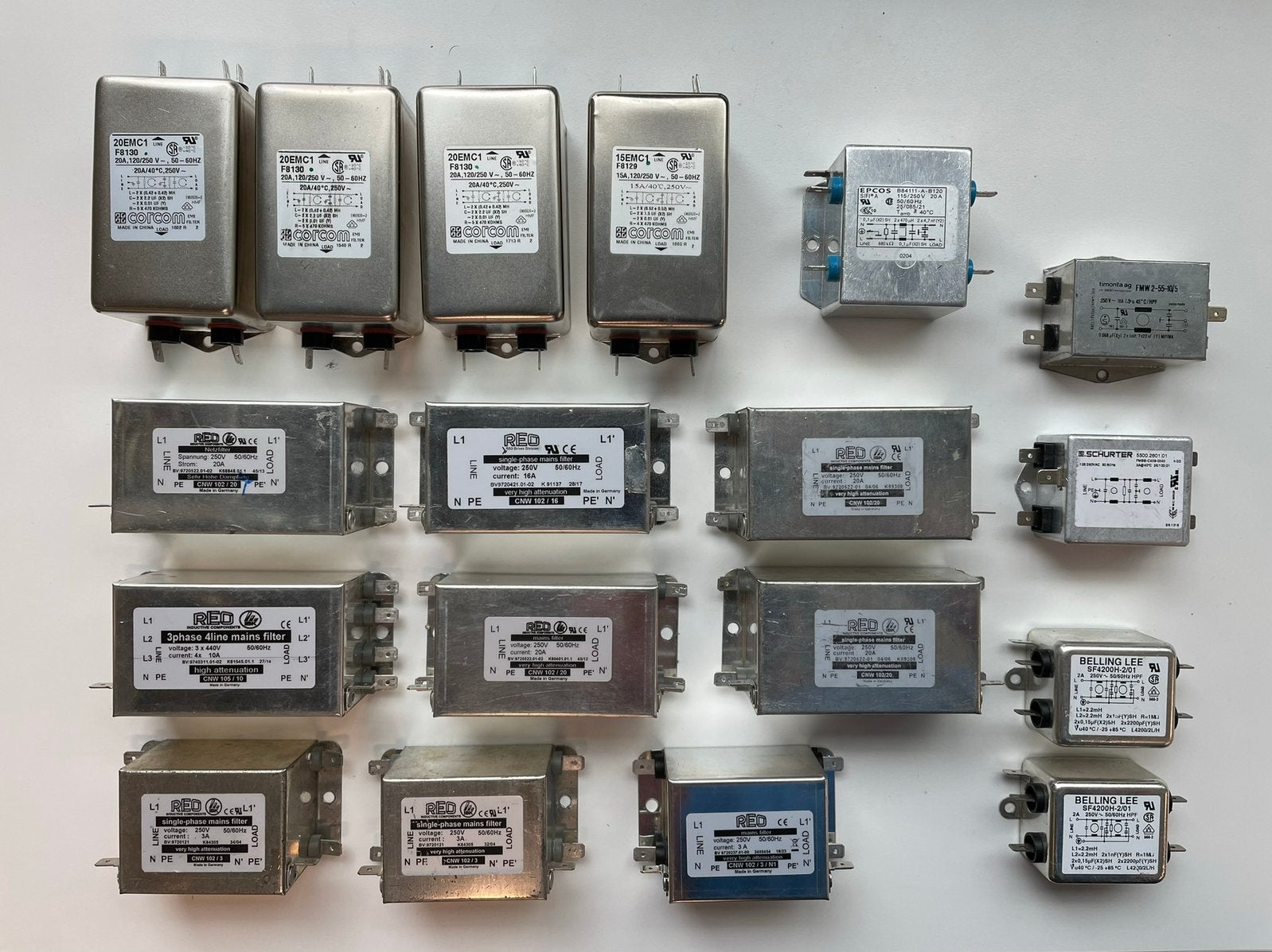 Diverse netfilter EMC ontstoringsfilter filter, Ophalen of Verzenden, Gebruikt