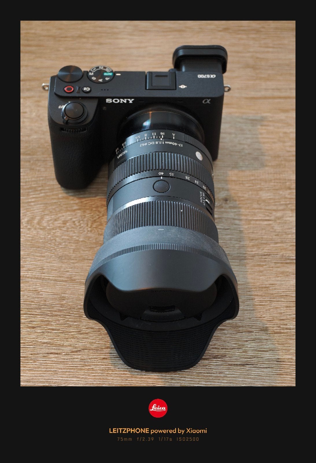 SONY A6700 + SIGMA 17-40MM F 1.8  ART LENS EN VEEL EXTRA'S, Ophalen of Verzenden, Zo goed als nieuw, Sony, Geen optische zoom