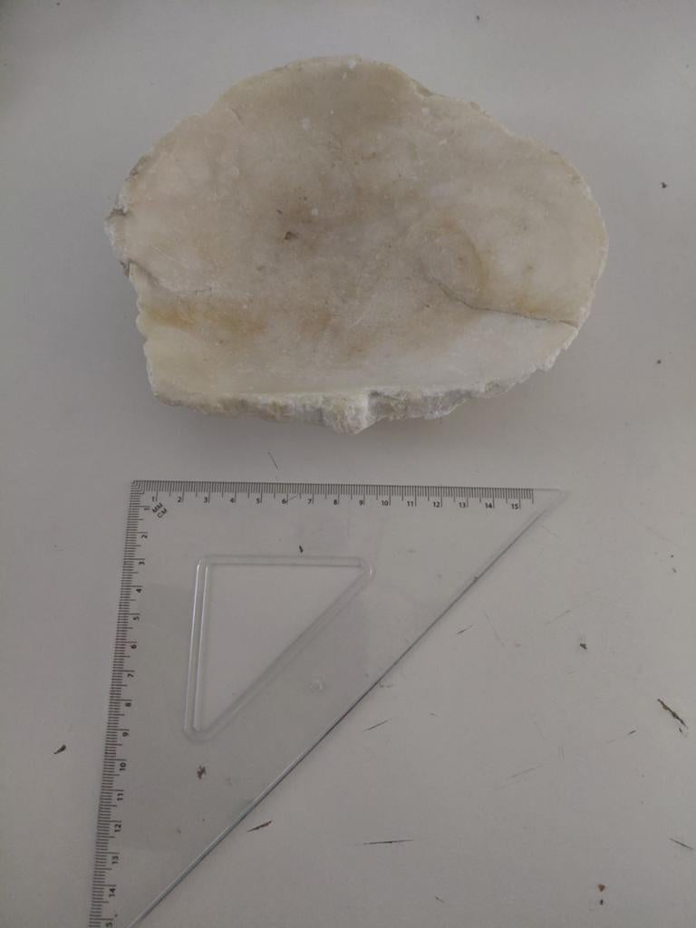 Vintage alabaster schotel, Verzamelen, Ophalen of Verzenden, Schelp(en)