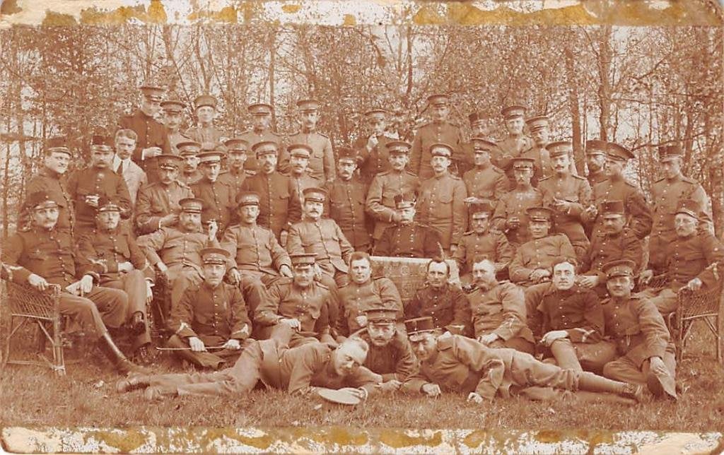 Harskamp Militair Onderofficieren v.h. 29e Bataljon 1915, Verzamelen, Ophalen of Verzenden, Voor 1920, Ongelopen, Gelderland