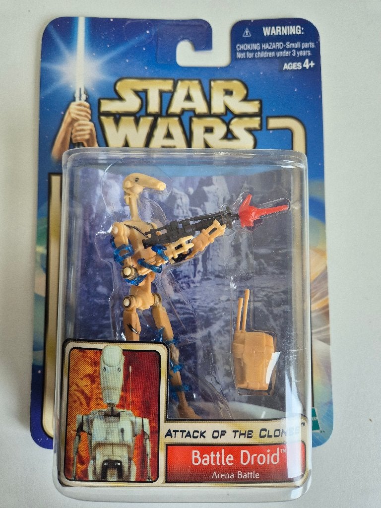 Star Wars Saga 02-11 Battle Droid Arena Battle Brown, Ophalen of Verzenden, Nieuw, Actiefiguurtje