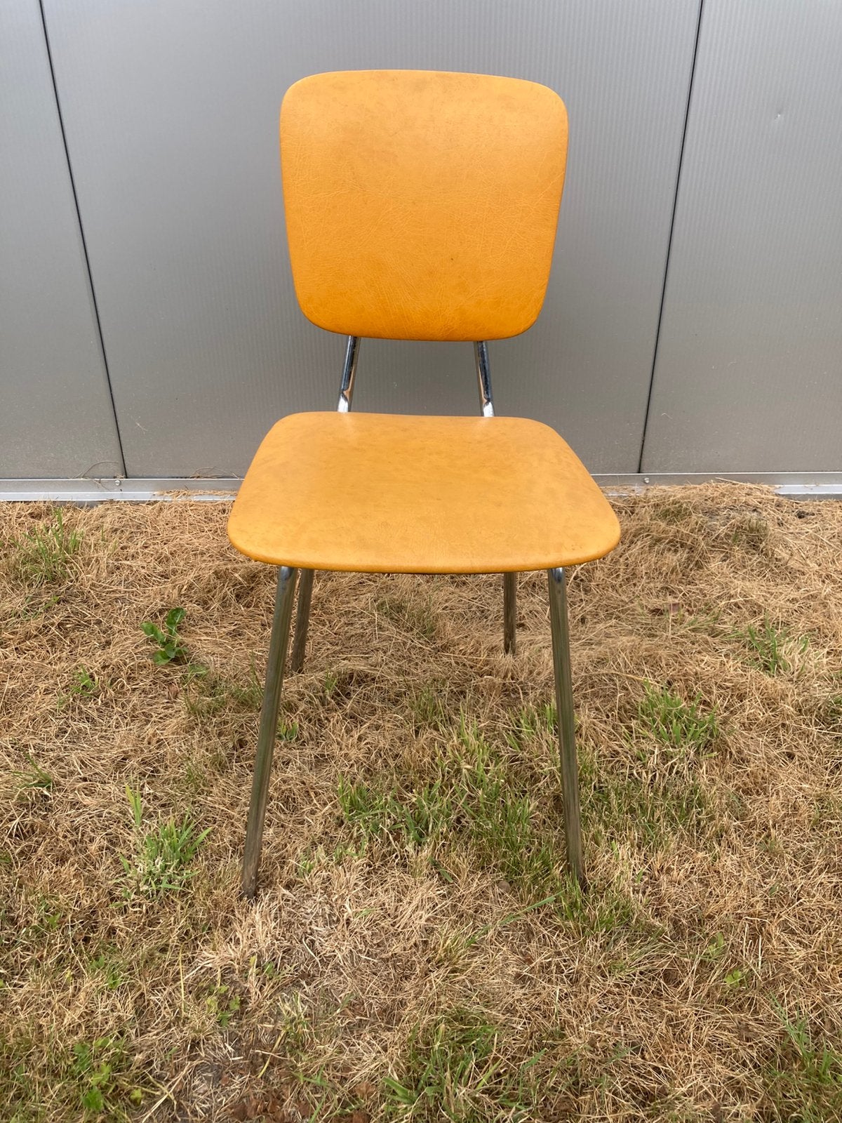 Vintage design keukenstoel jaren 70, Antiek en Kunst, Ophalen of Verzenden