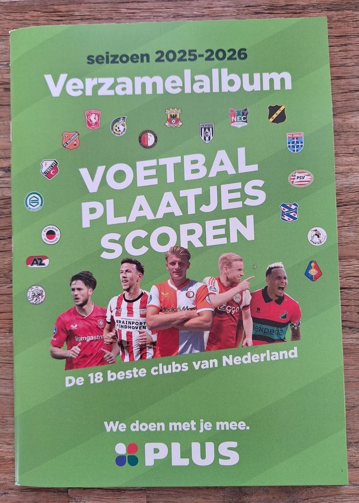 Compleet verzamelalbum PLUS seizoen 2025-2026, Ophalen of Verzenden, Nieuw, Overige binnenlandse clubs, Overige typen