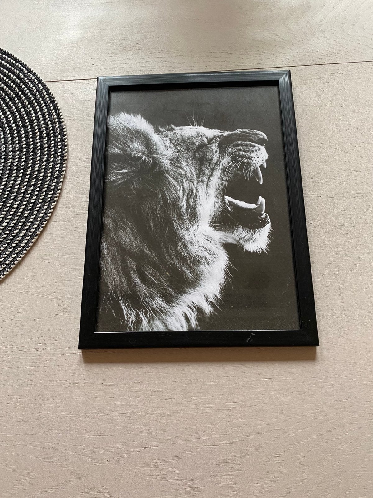 Leeuwen schilderij, Ophalen, Zo goed als nieuw, Minder dan 50 cm, Schilderij