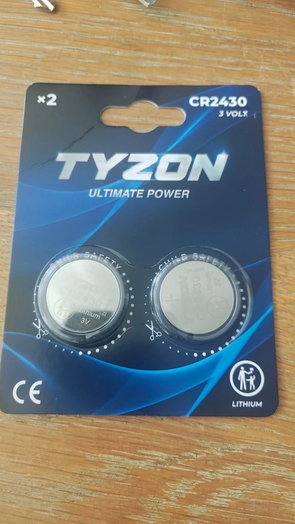 CR2430 Knoopcel Batterijen - 2 Stuks - 3 Volt Lithium, Ophalen of Verzenden, Nieuw