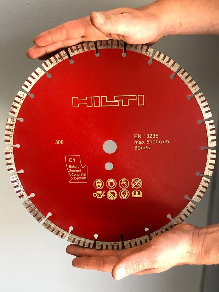 Hilti diamantzaagblad/diamantschijf 300 mm asgat 20 mm, Ophalen of Verzenden, Nieuw