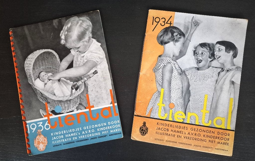 Tiental Kinderliedjes 1934 en 1936, Gelezen, Ophalen of Verzenden, Overige onderwerpen, Jacob Hamel