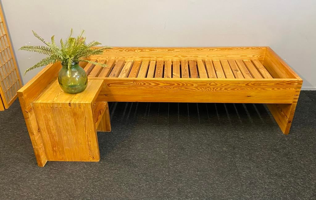Houtwerk Hattem bed vintage Ate van Apeldoorn ledikant, Huis en Inrichting, Banken | Sofa's en Chaises Longues, Ophalen, Midcentury scandinavisch vintage duurzaam retro