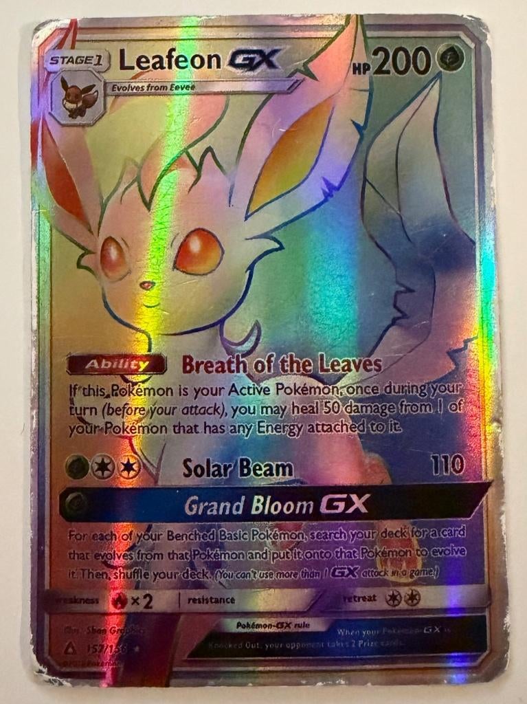 Leafeon-GX 157/156, Ophalen of Verzenden, Zo goed als nieuw, Losse kaart