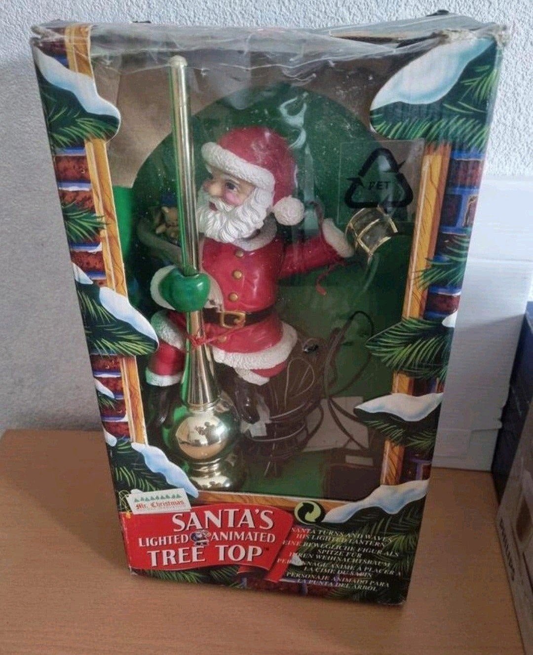 kerstman piek *unieke piek bewegende kerstman*, Ophalen of Verzenden, Nieuw