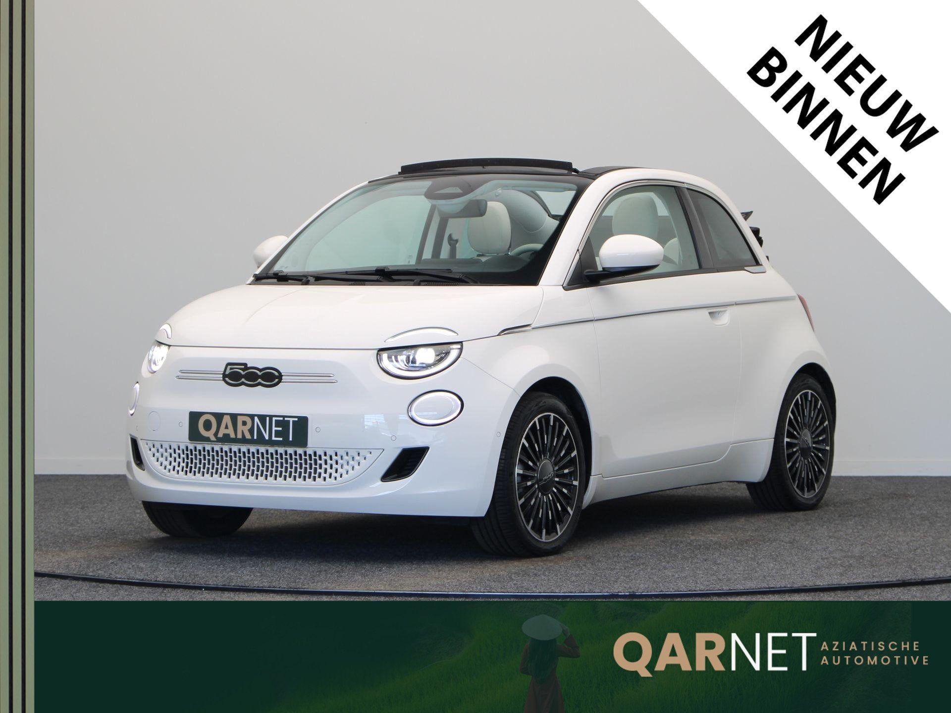Fiat 500 C La Prima 42 kWh | WLTP 299km | Getint Glas | Full, Auto's, Gebruikt, 118 pk, Cabriolet, 4 stoelen