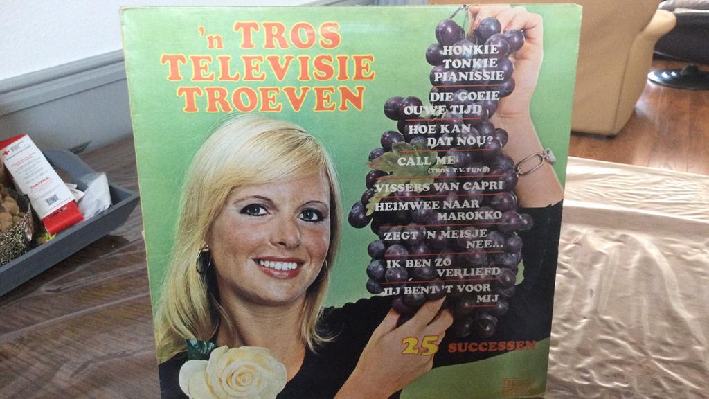 ‘ N tros Televisie Troeven  Telstar lp, Cd's en Dvd's, Vinyl | Nederlandstalig, Ophalen of Verzenden, Gebruikt, Overige formaten